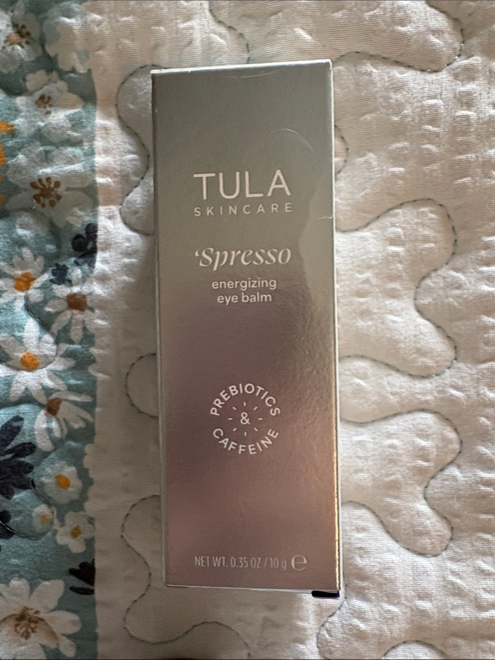 Tula Spresso Energizing Eye Balm — Silver
